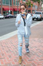 HAILEY BALDWIN Out Shopping in Beverly Hills 05/08/2015