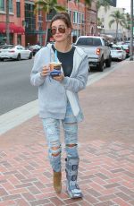 HAILEY BALDWIN Out Shopping in Beverly Hills 05/08/2015