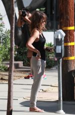 HALLE BERRY Arrives at Kinara Skin Care Clinic & Spa in West Hollywood 04/30/2015