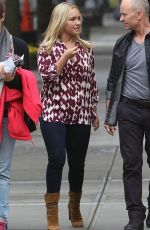 HAYDEN PANETTIERE on the Set of Custody in New York 05/19/2015