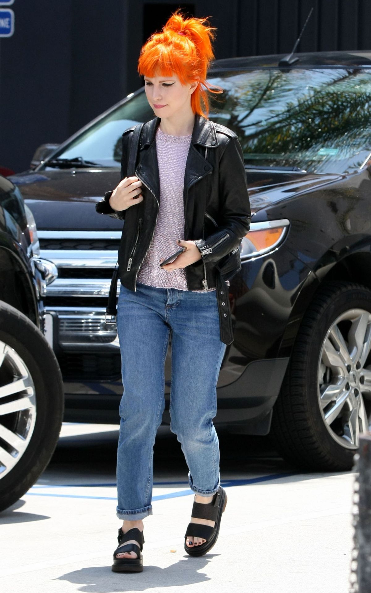 HAYLEY WILLIAMS Out and About in Los Angeles 05/23/2015.