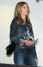 HEIDI KLUM Arrives at Los Angeles International Airport 05/05/2015