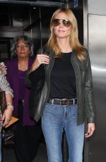 HEIDI KLUM in Jeans at LAX Airport in Los Angeles 05/25/2015