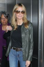 HEIDI KLUM in Jeans at LAX Airport in Los Angeles 05/25/2015