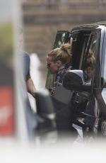 HEIDI KLUM Leaves SAP Arena in Mannheim