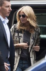 HEIDI KLUM Out and About in Berlin 15/05/2015