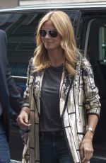 HEIDI KLUM Out and About in Berlin 15/05/2015