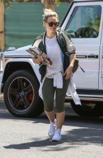 HILARY DUFF Arrives to a Friend in Los Angeles 05/30/2015