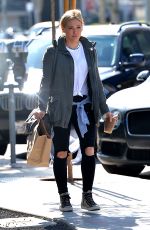 HILARY DUFF Leaves Cafe Zinque in Los Angeles