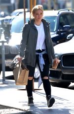 HILARY DUFF Leaves Cafe Zinque in Los Angeles