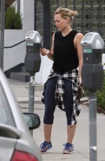 HILARY DUFF Out and About in Los Angeles 05/24/2015