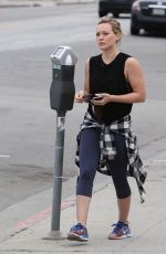HILARY DUFF Out and About in Los Angeles 05/24/2015