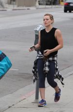 HILARY DUFF Out and About in Los Angeles 05/24/2015