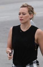 HILARY DUFF Out and About in Los Angeles 05/24/2015