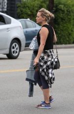 HILARY DUFF Out and About in Los Angeles 05/24/2015