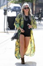 HILARY DUFF Out and About in Studio City 05/03/2015
