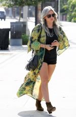 HILARY DUFF Out and About in Studio City 05/03/2015