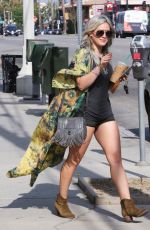 HILARY DUFF Out and About in Studio City 05/03/2015