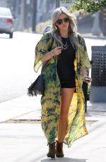HILARY DUFF Out and About in Studio City 05/03/2015