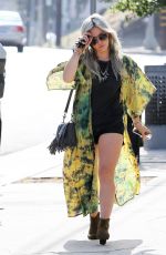 HILARY DUFF Out and About in Studio City 05/03/2015