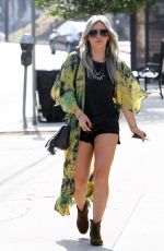 HILARY DUFF Out and About in Studio City 05/03/2015