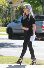 HILARY DUFF Out and About in West Hollywood 05/01/2015