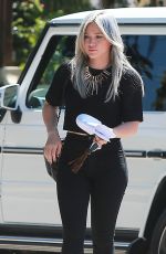 HILARY DUFF Out and About in West Hollywood 05/01/2015