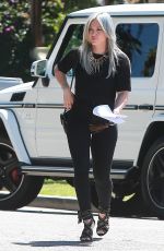 HILARY DUFF Out and About in West Hollywood 05/01/2015