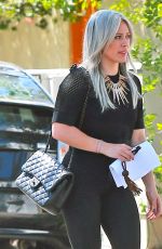 HILARY DUFF Out and About in West Hollywood 05/01/2015