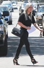 HILARY DUFF Out and About in West Hollywood 05/01/2015