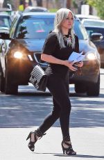 HILARY DUFF Out and About in West Hollywood 05/01/2015