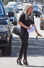 HILARY DUFF Out and About in West Hollywood 05/01/2015
