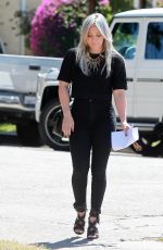 HILARY DUFF Out and About in West Hollywood 05/01/2015