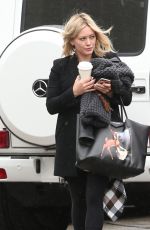 HILARY DUFF Out and About in West Hollywood 05/14/2015