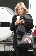 HILARY DUFF Out and About in West Hollywood 05/14/2015