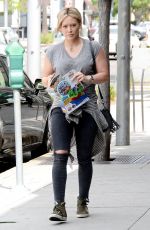 HILARY DUFF Out in Beverly Hills 05/09/2015
