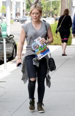 HILARY DUFF Out in Beverly Hills 05/09/2015