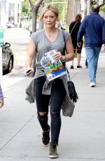 HILARY DUFF Out in Beverly Hills 05/09/2015
