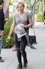 HILARY DUFF Out in Beverly Hills 05/09/2015