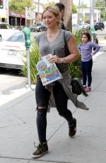 HILARY DUFF Out in Beverly Hills 05/09/2015
