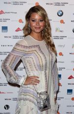 HOLLY VALANCE at WGSN Global Fashion Awards in London