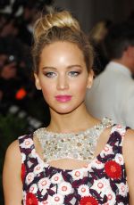 JENNIFER LAWRENCE at MET Gala 2015 in New York