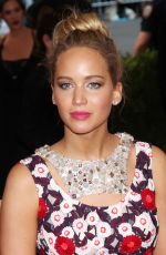 JENNIFER LAWRENCE at MET Gala 2015 in New York