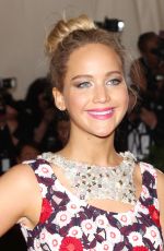 JENNIFER LAWRENCE at MET Gala 2015 in New York