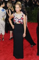 JENNIFER LAWRENCE at MET Gala 2015 in New York