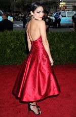 VANESSA HUDGENS at MET Gala 2015 in New York
