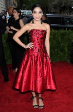 VANESSA HUDGENS at MET Gala 2015 in New York