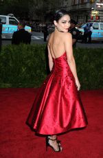 VANESSA HUDGENS at MET Gala 2015 in New York