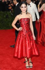 VANESSA HUDGENS at MET Gala 2015 in New York