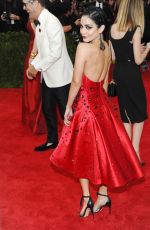 VANESSA HUDGENS at MET Gala 2015 in New York